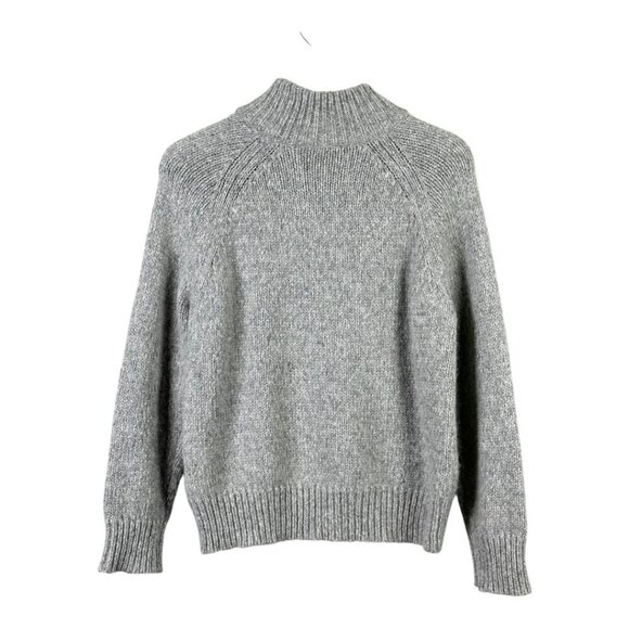 White & Warren Alpaca Wool Blend Mock Neck Sweater - Picture 2 of 8